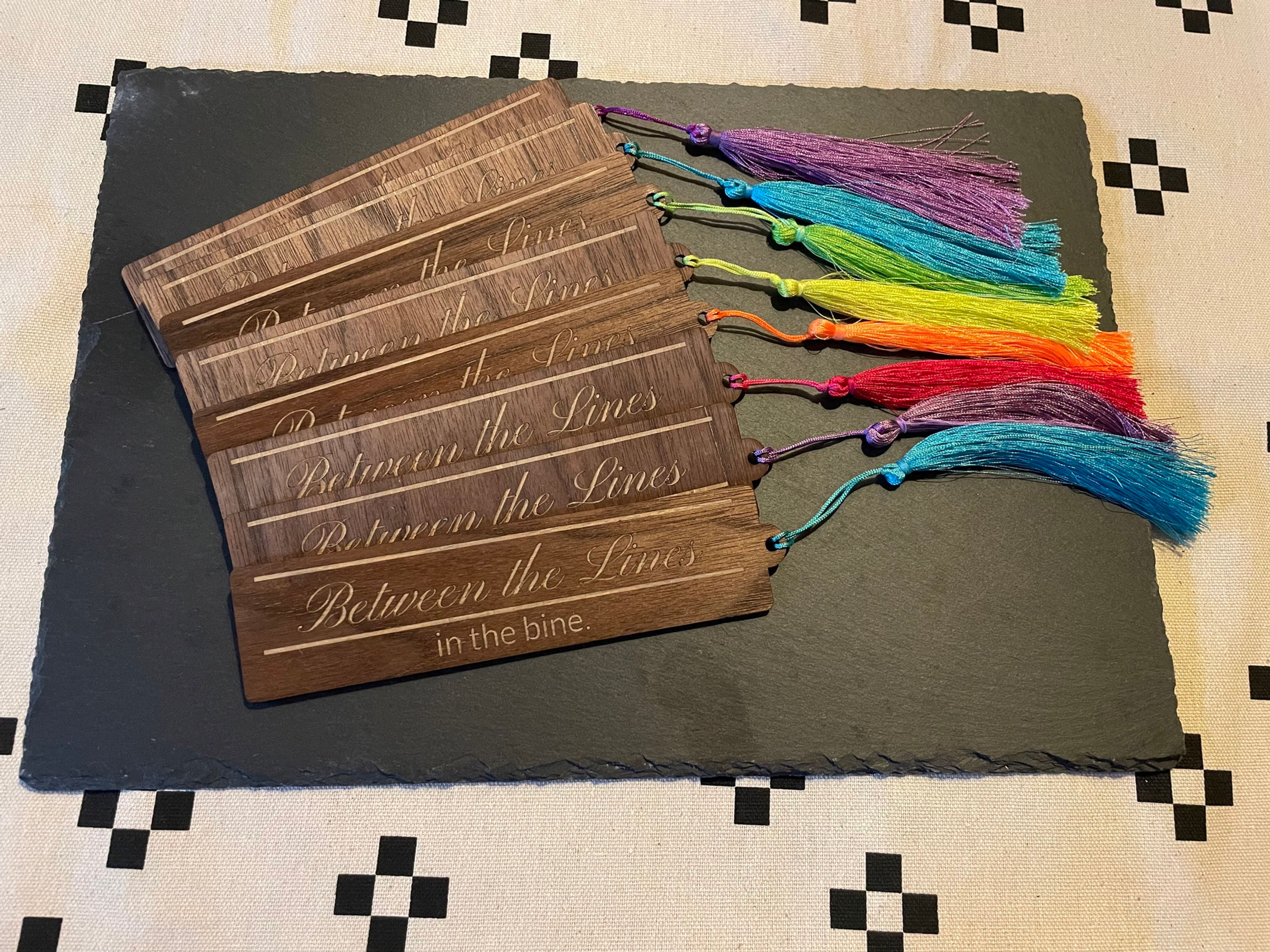 Wood Engraved Bookmark