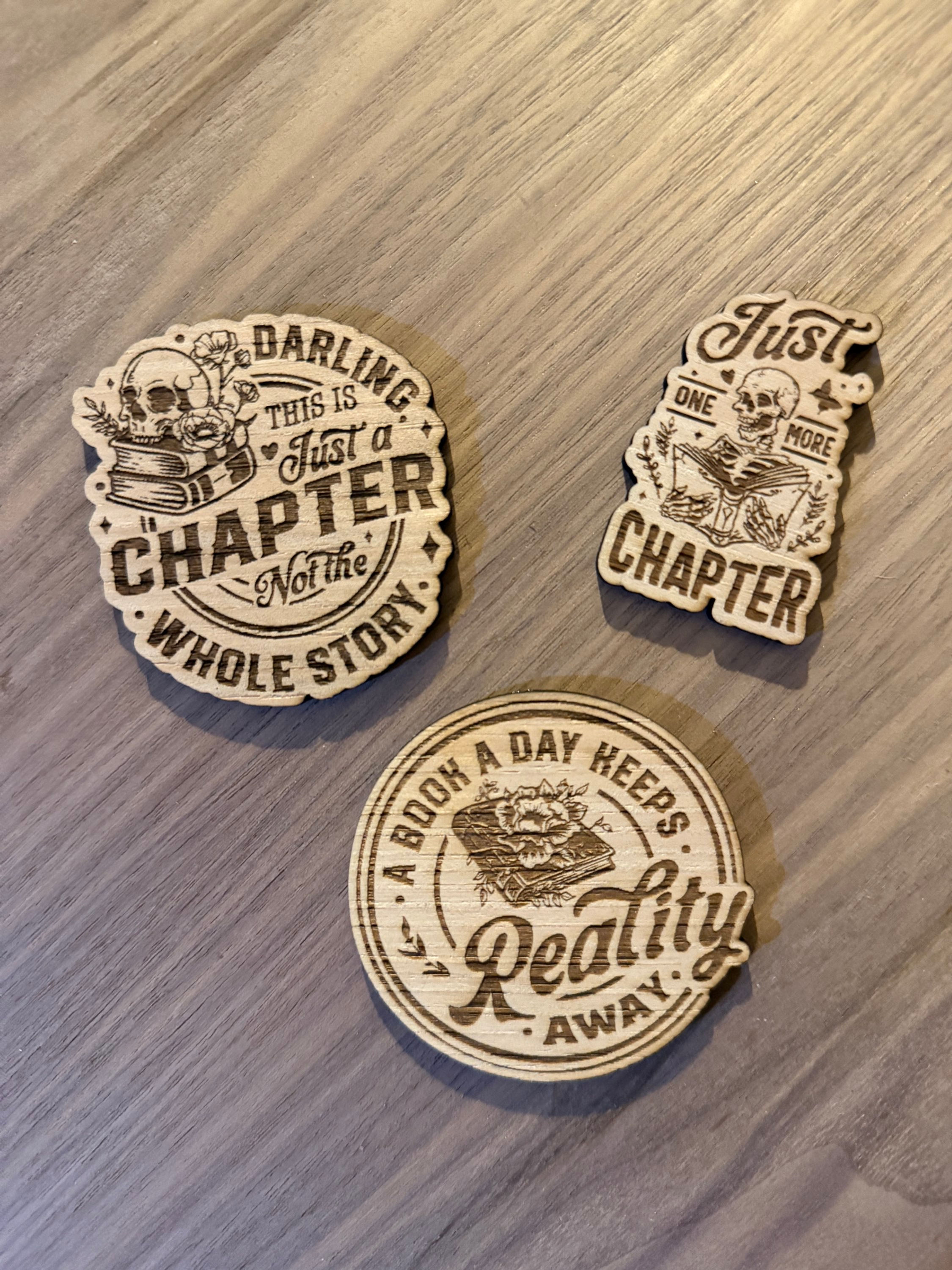 Wood Engraved Magnet