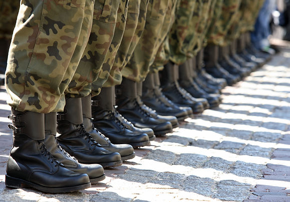 Military Boots Row