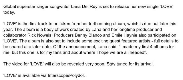 Press Release
