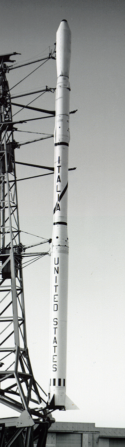 Scout_X-4_with_San_Marco_1_1964-12-15.gif