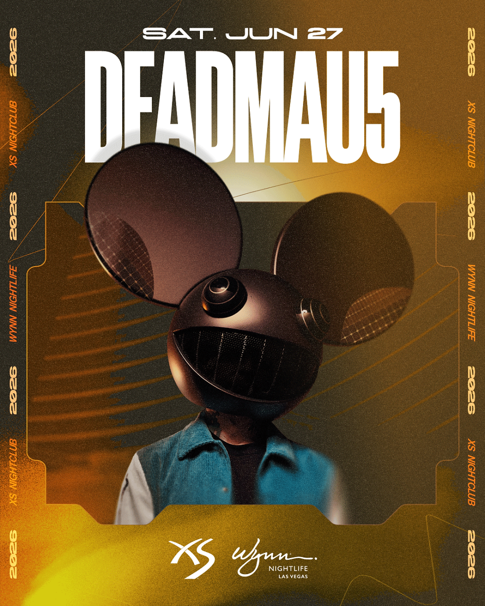 deadmau5 at XS Nightclub Sat, Jun 27 at 10:30 PM PDT