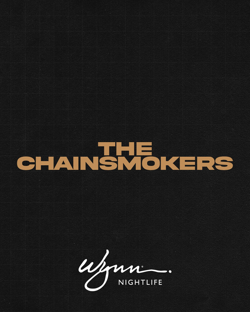 The Chainsmokers at Encore Beach Club Sat, Aug 29 at 11:00 AM PDT