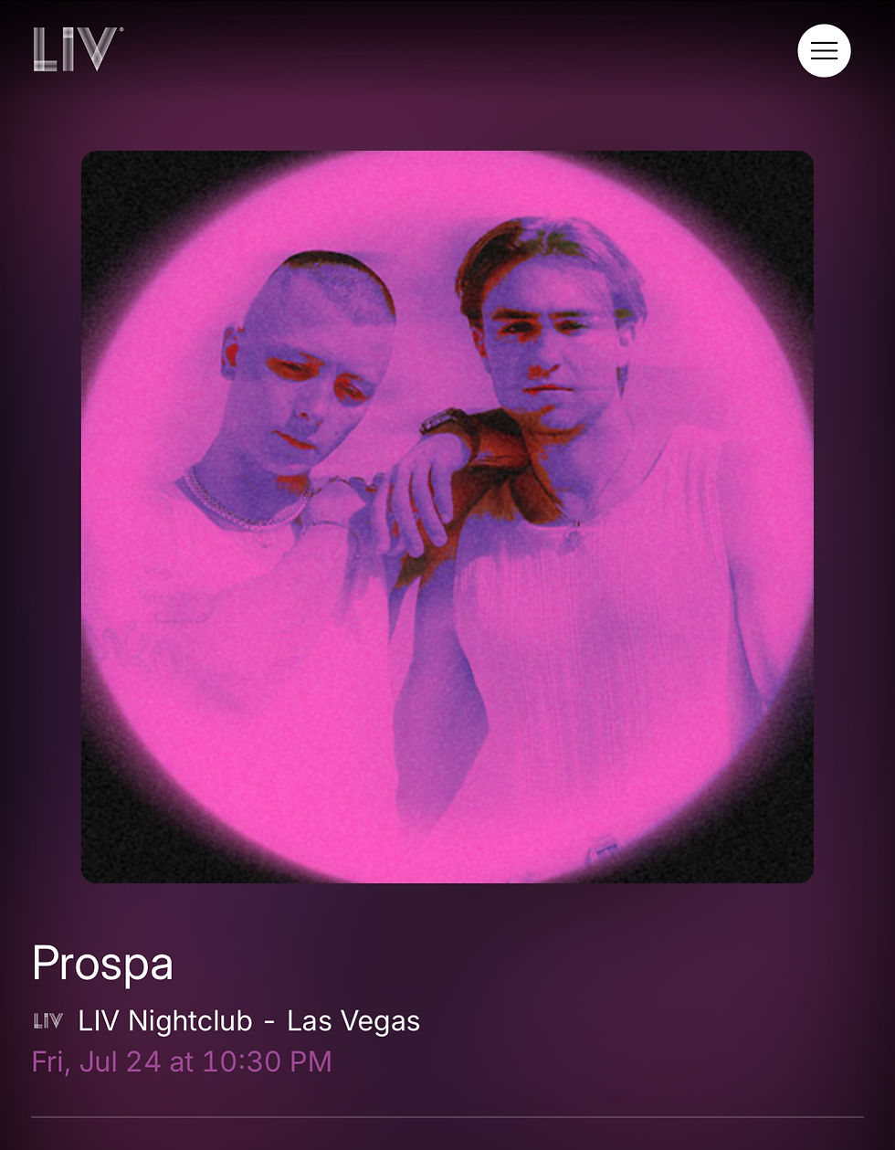 Prospa Friday, Jul 24, 2026 LIV Las Vegas