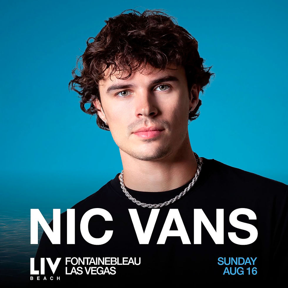 Nic Vans Sunday, Aug 16, 2026 LIV Las Vegas