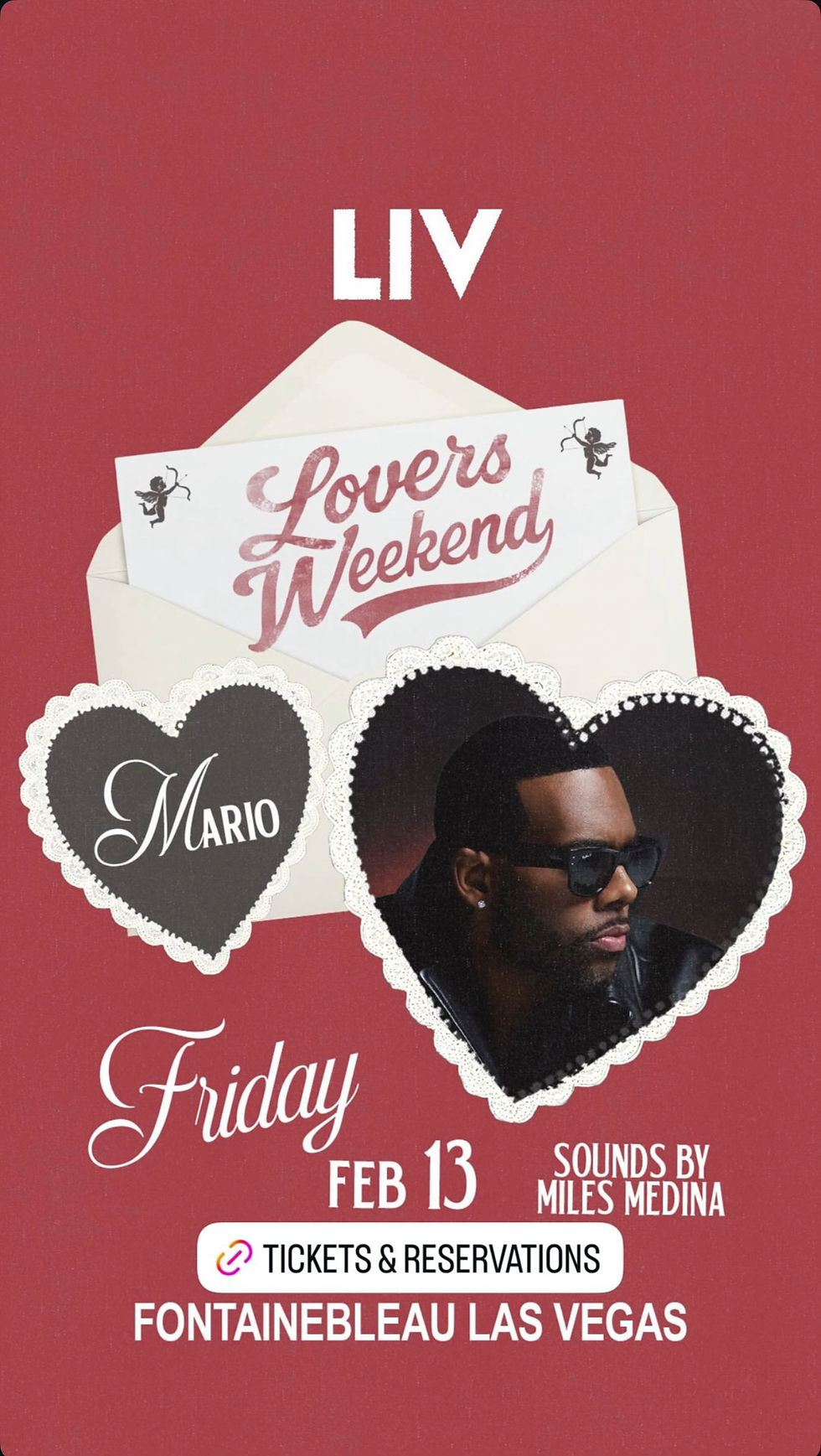 Mario Friday, Feb 13, 2026 LIV Las Vegas