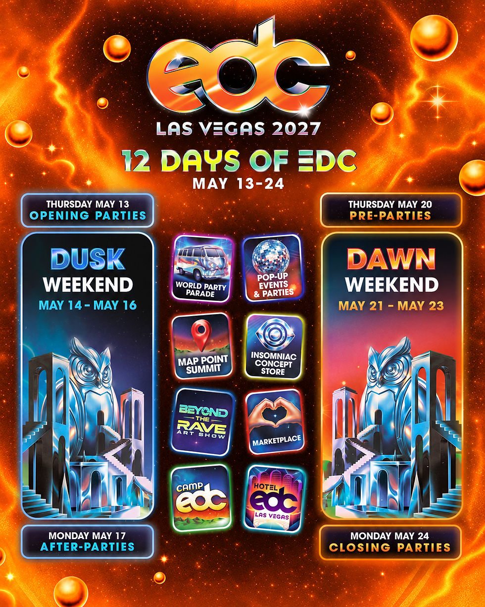 Special Guest – EDC Week 2027 Opening Party at XS Nightclub Thu, May 13 at 10:30 PM PDT