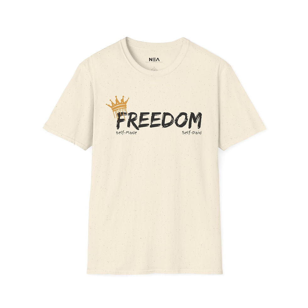 Thumbnail: Freedom T-Shirt – Self-Made & Self-Paid Tee for Hustlers & Entrepreneurs
