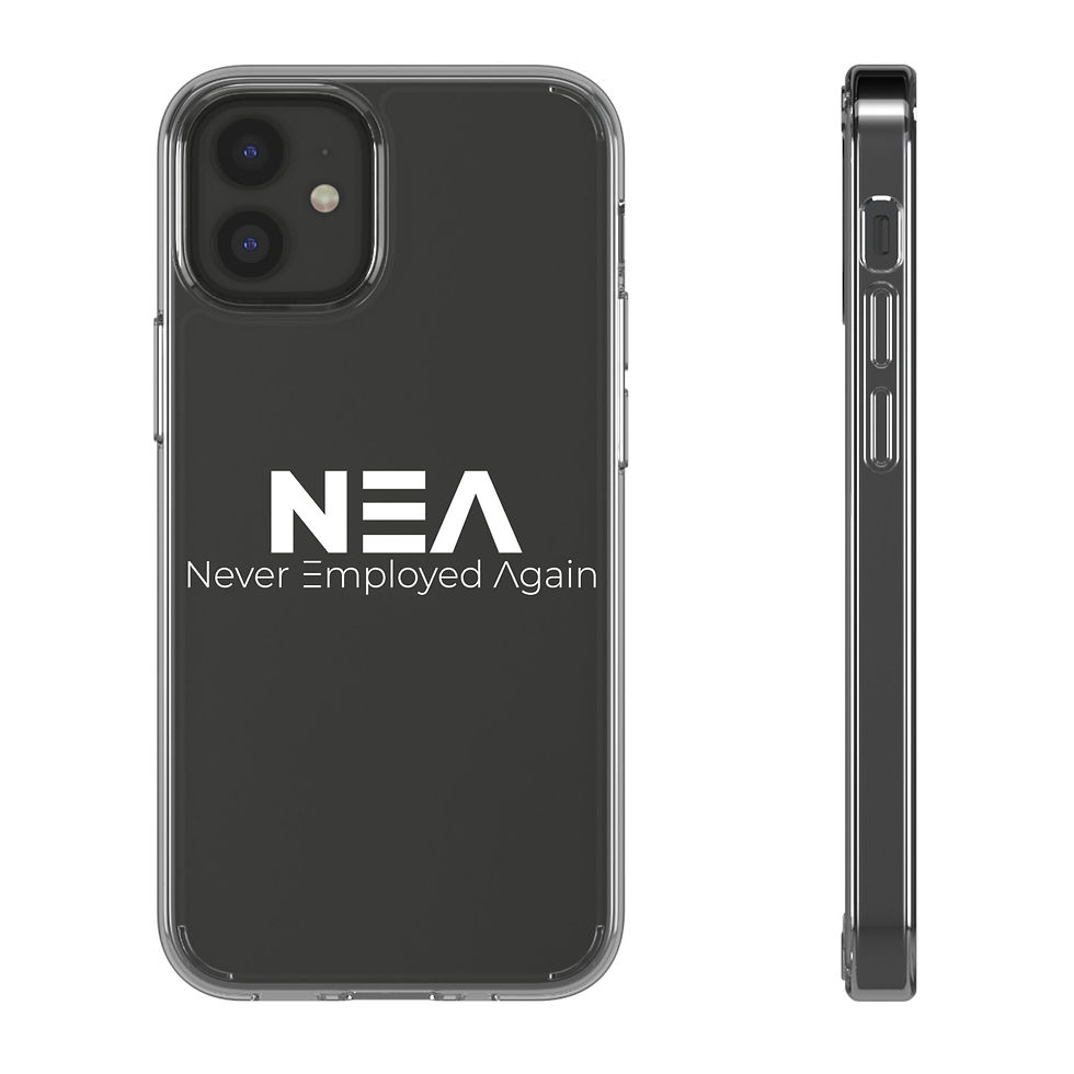 Thumbnail: Never Employed Again iPhone Clear Case – Sleek Protection for Self-Made Bosses