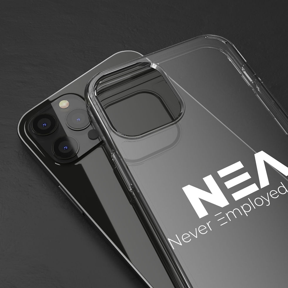 Thumbnail: Never Employed Again iPhone Clear Case – Sleek Protection for Self-Made Bosses