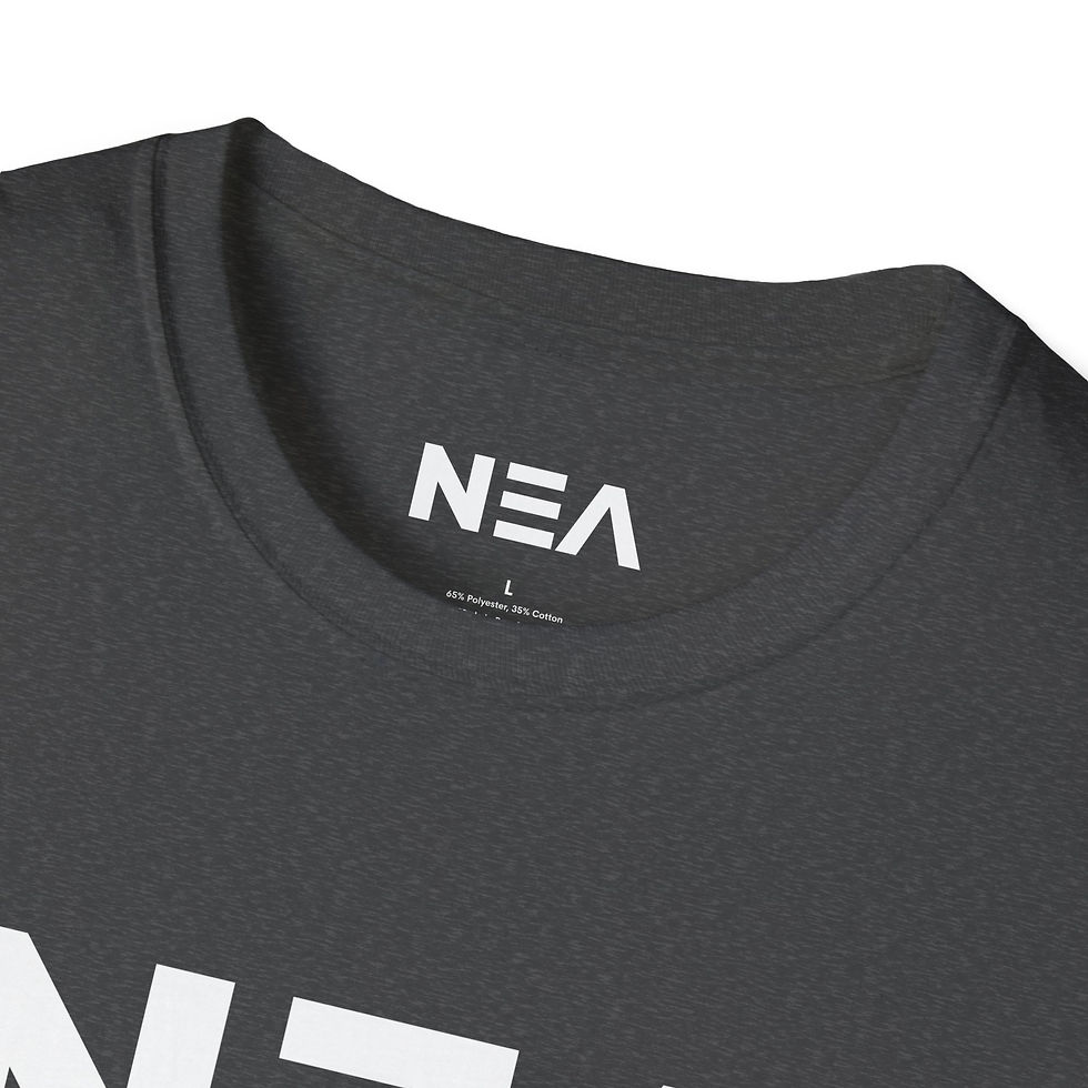 Thumbnail: NEA 'Never Entry-Level Again' Motivational Tee (White Design)