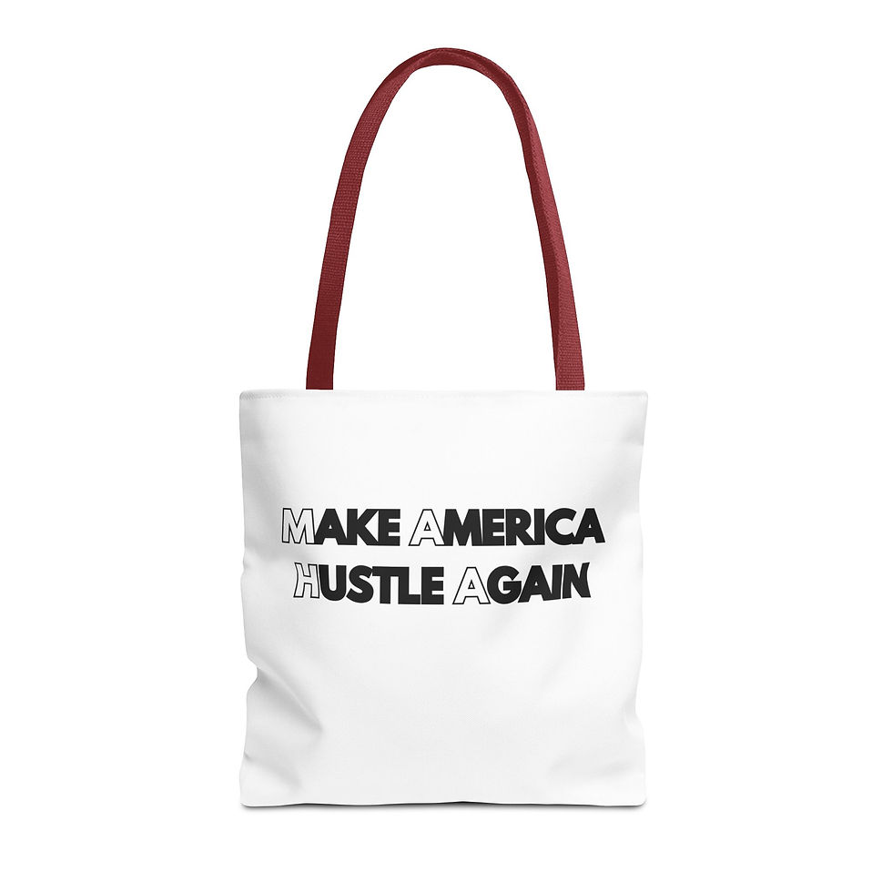 Thumbnail: Make America Hustle Again MediumTote – Daily Grind Bag for Go-Getters