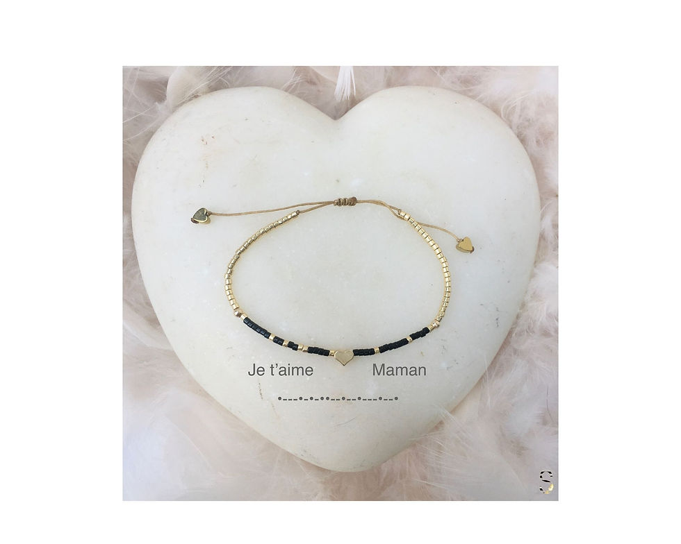 Miniature : Je t'aime Maman Bracelets/Morse