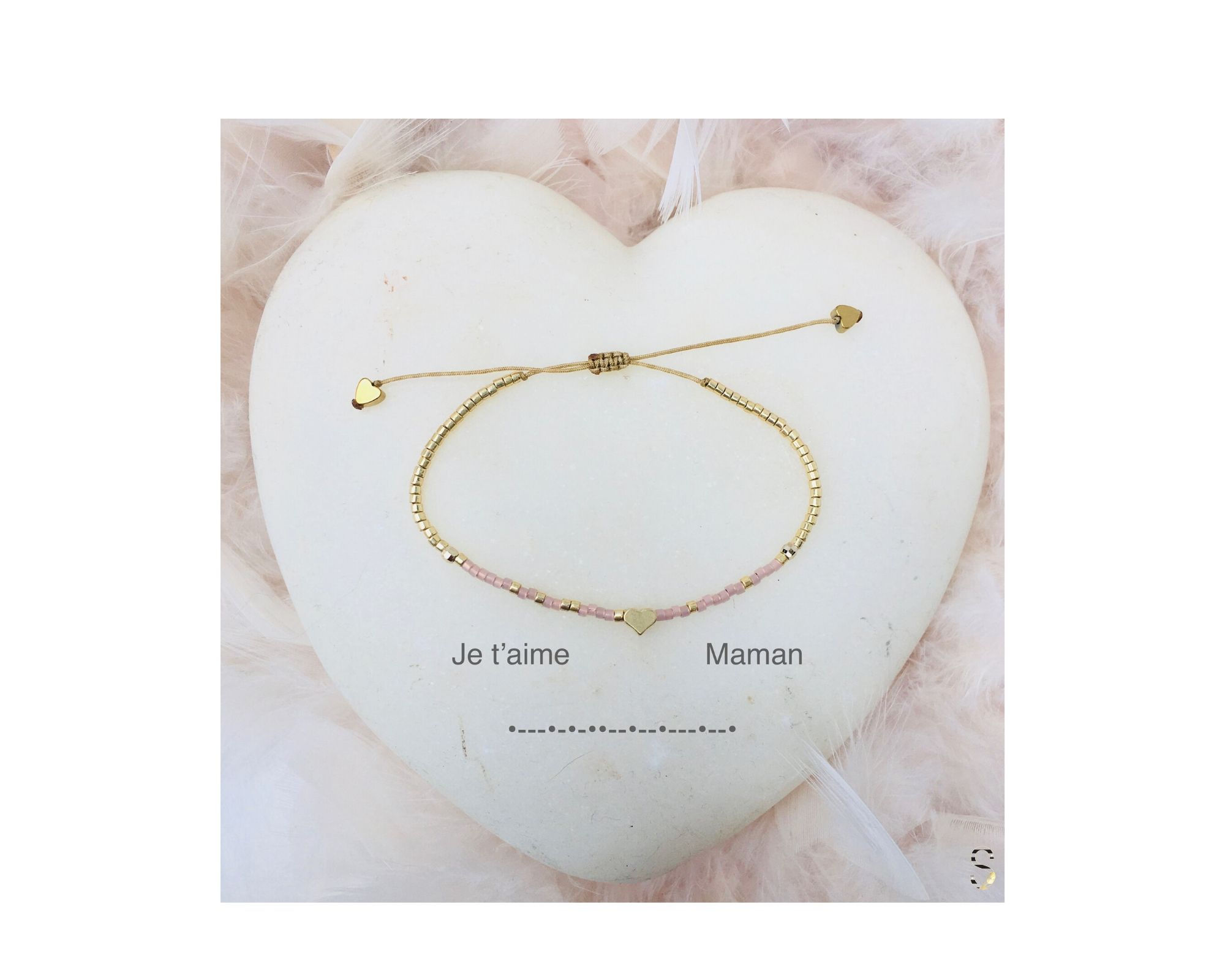 Je t'aime Maman Bracelets/Morse