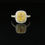 Thumbnail: Natural Yellow Cushion Diamond Ring - 1.66 cttw