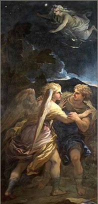 Pier Francesco Mazzucchelli (Italian, 1573 - 1626), Jacob Wresting the Angel, c1610