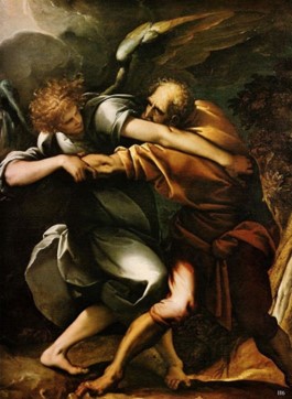 Pier Francesco Mazzucchelli (Italian, 1573 - 1626), Jacob Wresting the Angel, c1610