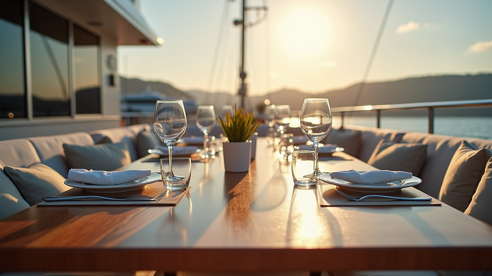 Indulge in Exquisite Private Chef Experiences Aboard