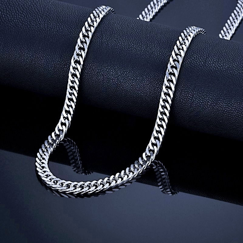 Thumbnail: 6MM/9MM MILED DOUBLE LINKED CUBAN CHAIN