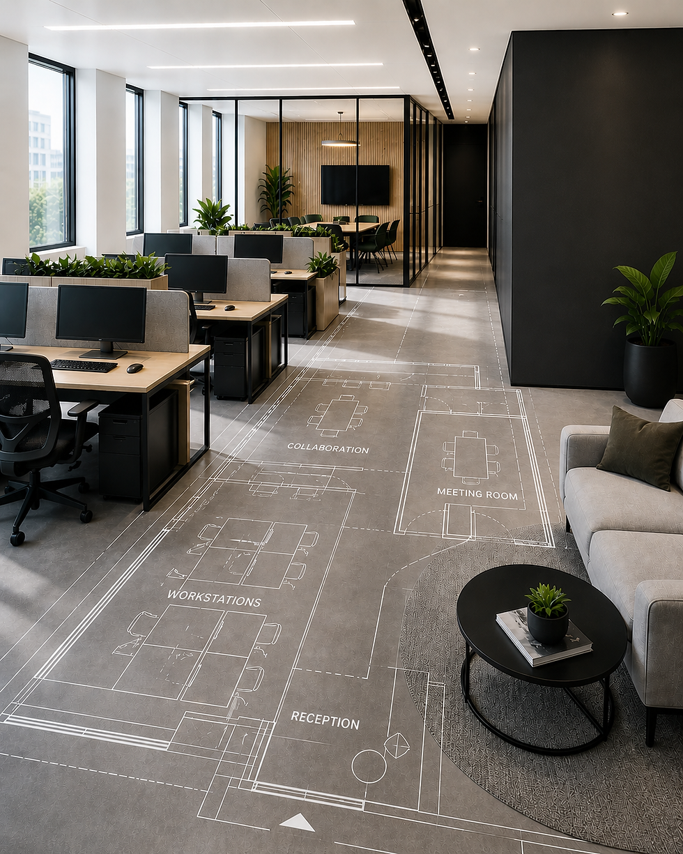 Open plan office