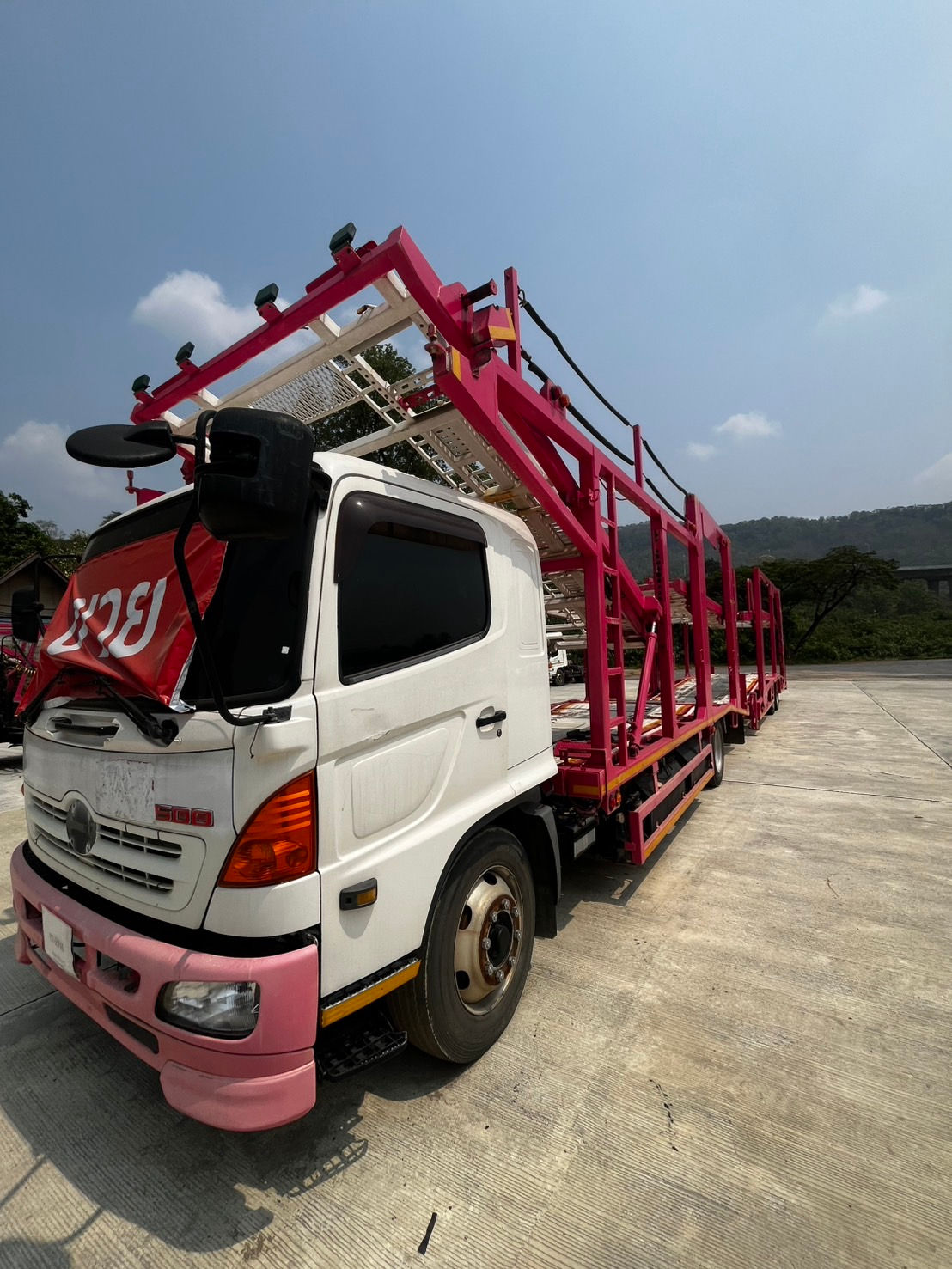 HINO 6 ล้อ บรรทุกรถยนต์ (2012) HO10-6660139