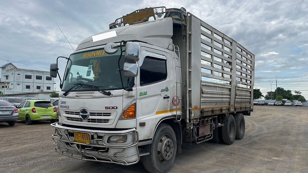 ภาพขนาดย่อ: HINO FL8JNLA (10 ล้อ) กระบะคาร์โก้มีคอก (2010) SK22-6620155