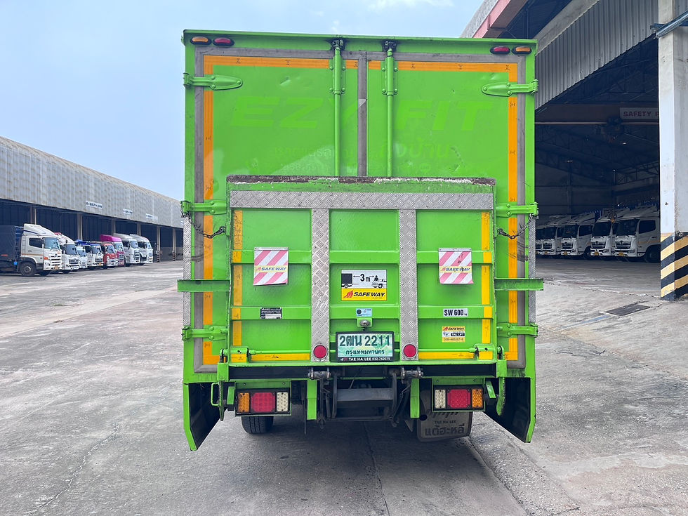 ภาพขนาดย่อ: HINO 4 ล้อ, ติดตั้งตู้อะลูมิเนียม+ลิฟต์ท้าย (2022) HO32-6500166