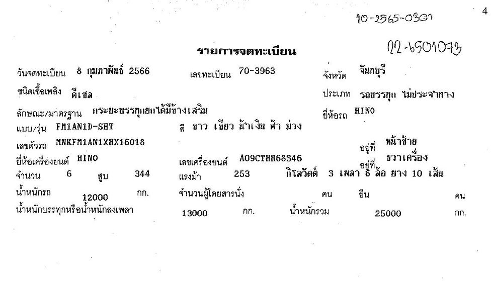 ภาพขนาดย่อ: HINO FM1AN1D(S) (10 ล้อ) กระบะดัมพ์พื้นเลสคอกอลูมิเนียม N/A (2022) SK22-6501073