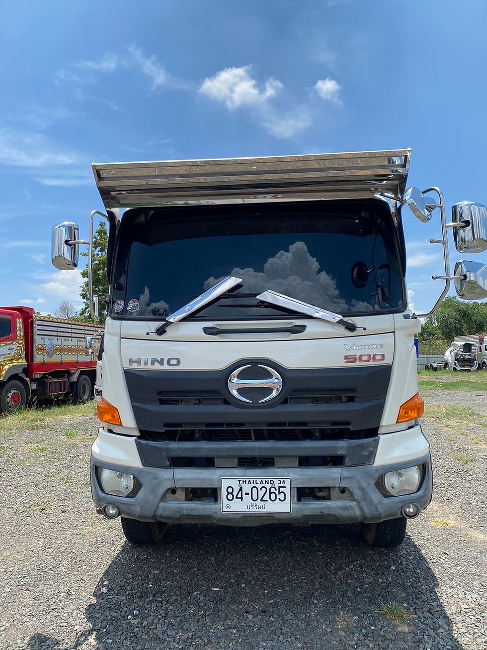 ภาพขนาดย่อ: HINO 10 ล้อ กระบะบรรทุกมีข้างเสริม (2017) HO10-6720098