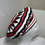 Thumbnail: Red, Black and White Bamileke Hat