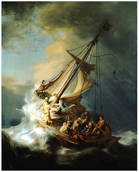 With Jesus in the Storm, Rembrandt's Meditation.png
