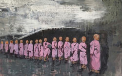 Path to Peace, 32x48 Acrylic on Canvas