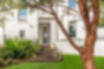 Dalchenna garden shot of back door