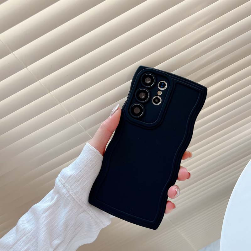Thumbnail: Fashionable Wave Edge Phone Case Suitable For Samsung S24 S23 S21 S20 FE S22 Plu