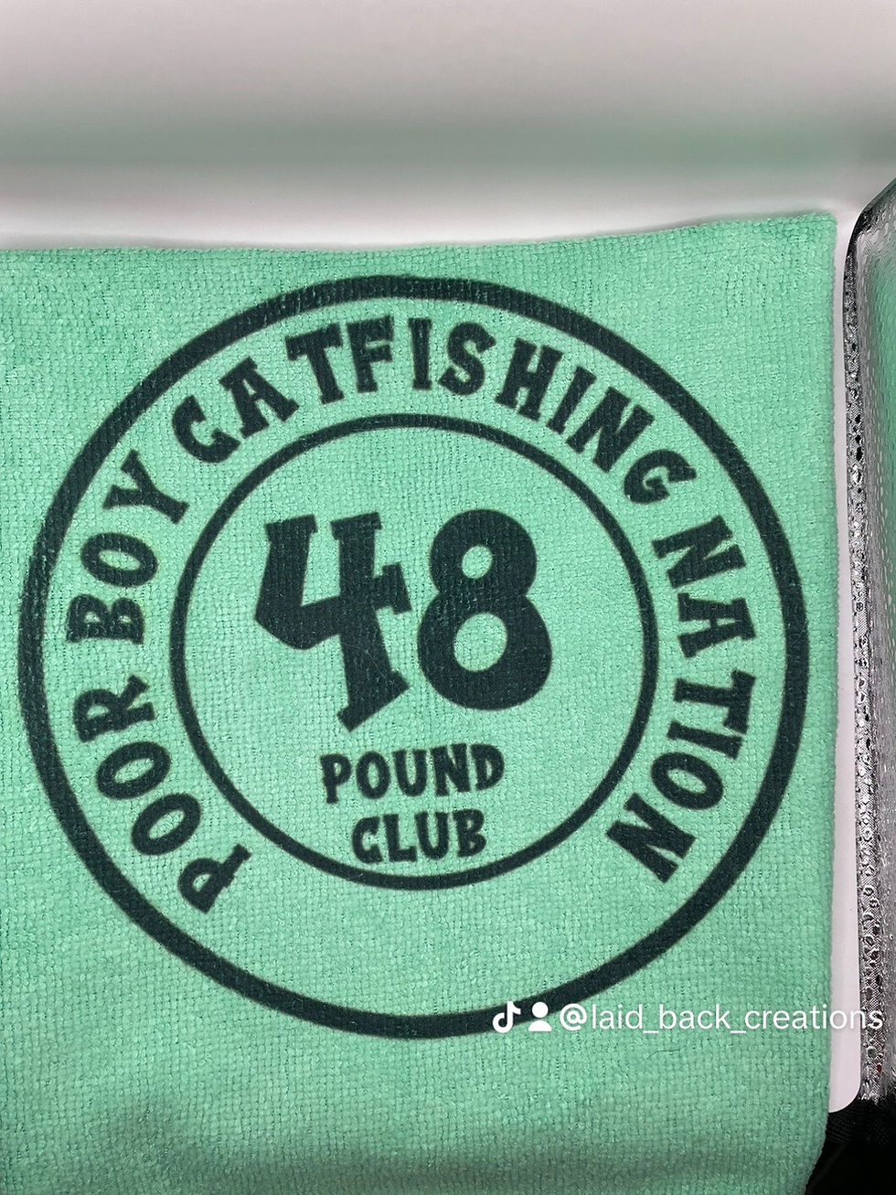 POOR BOY CATFISHING NATION POUND CLUB FISHING TOWEL