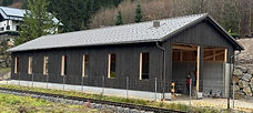 Schauwerkstätte im Rohbau