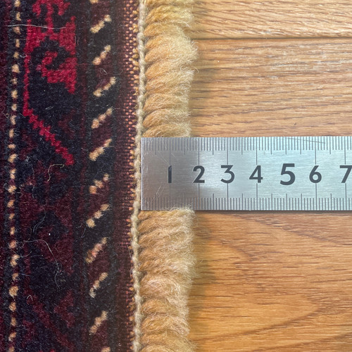 手織りペルシャ絨毯 中古 美品 シールジャン産 142×87cm ラグ