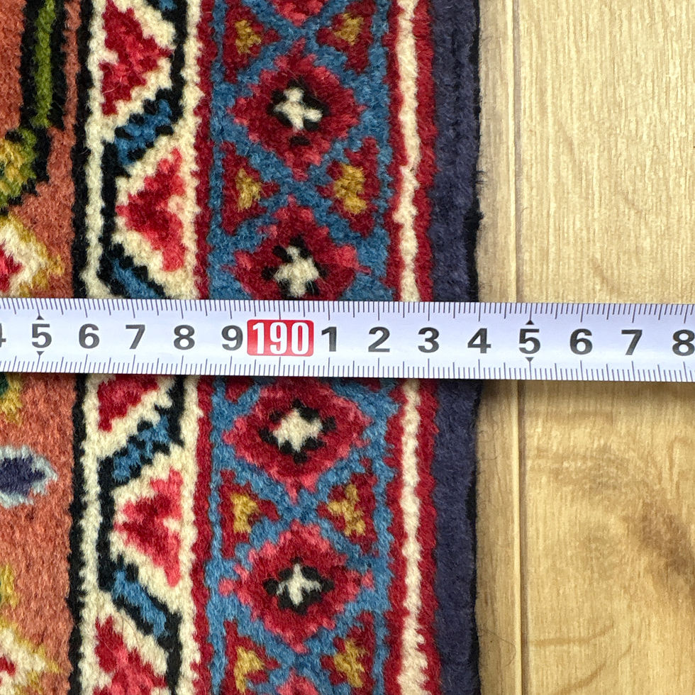 サムネイル： 手織りペルシャ絨毯　未使用に近い　タブリーズ産　290×195cm　ラグ、カーペット　リビングサイズ　Ni441/A667