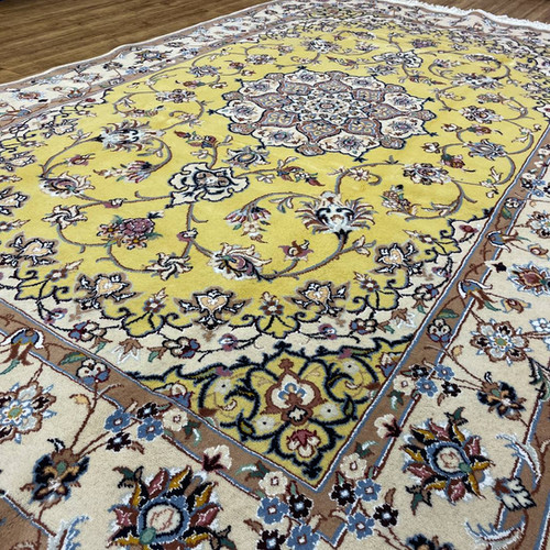 手織りペルシャ絨毯 新品 ナイン産 237cm × 147cm Ni205/2267 