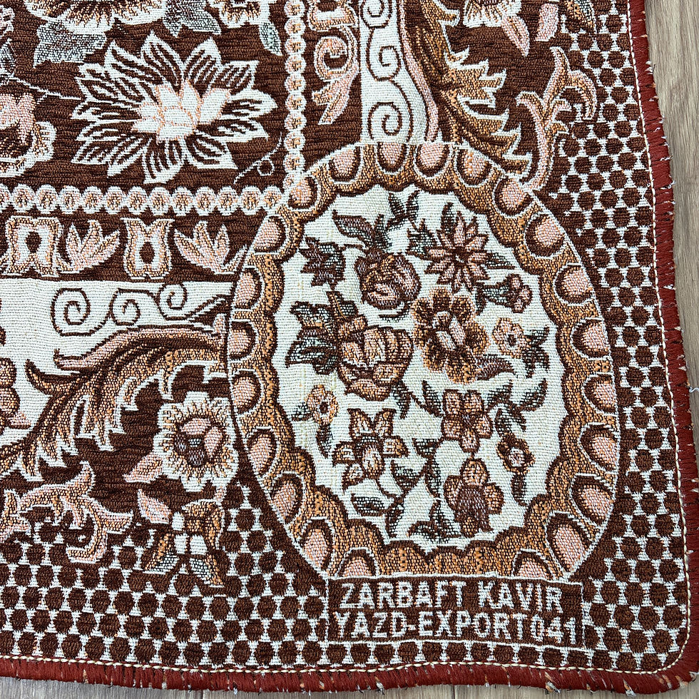 サムネイル： ペルシャ絨毯カーペットカバー　マルチカバー　206×142cm リバーシブル　ラグ、カーペット　Ni444