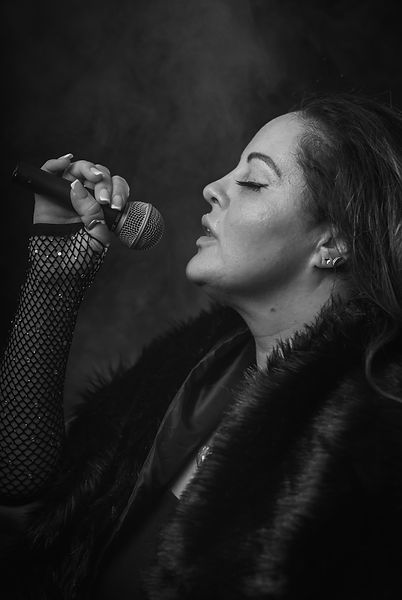 singing photo shoot
