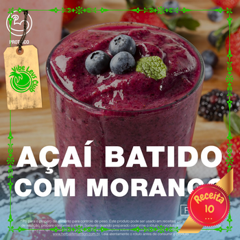 Açaí Batido com Morango