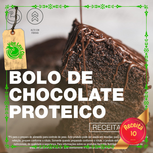 Bolo de Chocolate Proteico