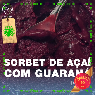 Sorbet de Açaí com Guaraná