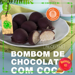 Bombom de Chocolate com Coco