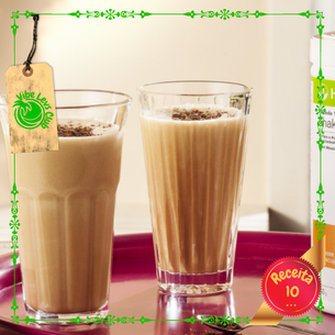 Shake Mousse de Maracujá com Farofa de Cacau