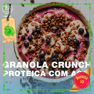 Granola Crunch Proteina com Açaí