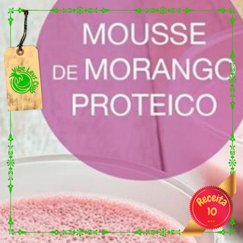 Mousse de Morango Proteico