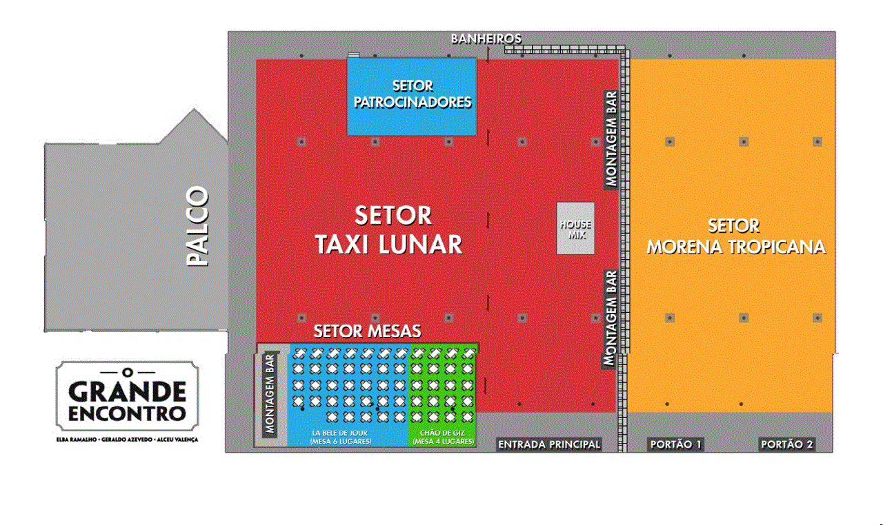 Mapa de Palco - Artise