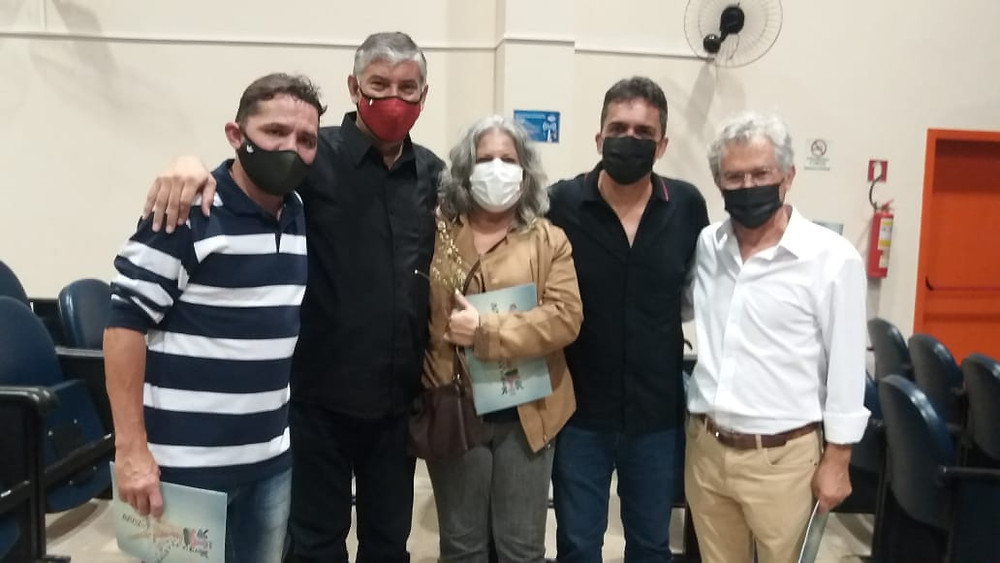 Sérgio Mathias, Alex Paz, Amélia Pinheiro, Ricardo Vale, Pedro Tierra